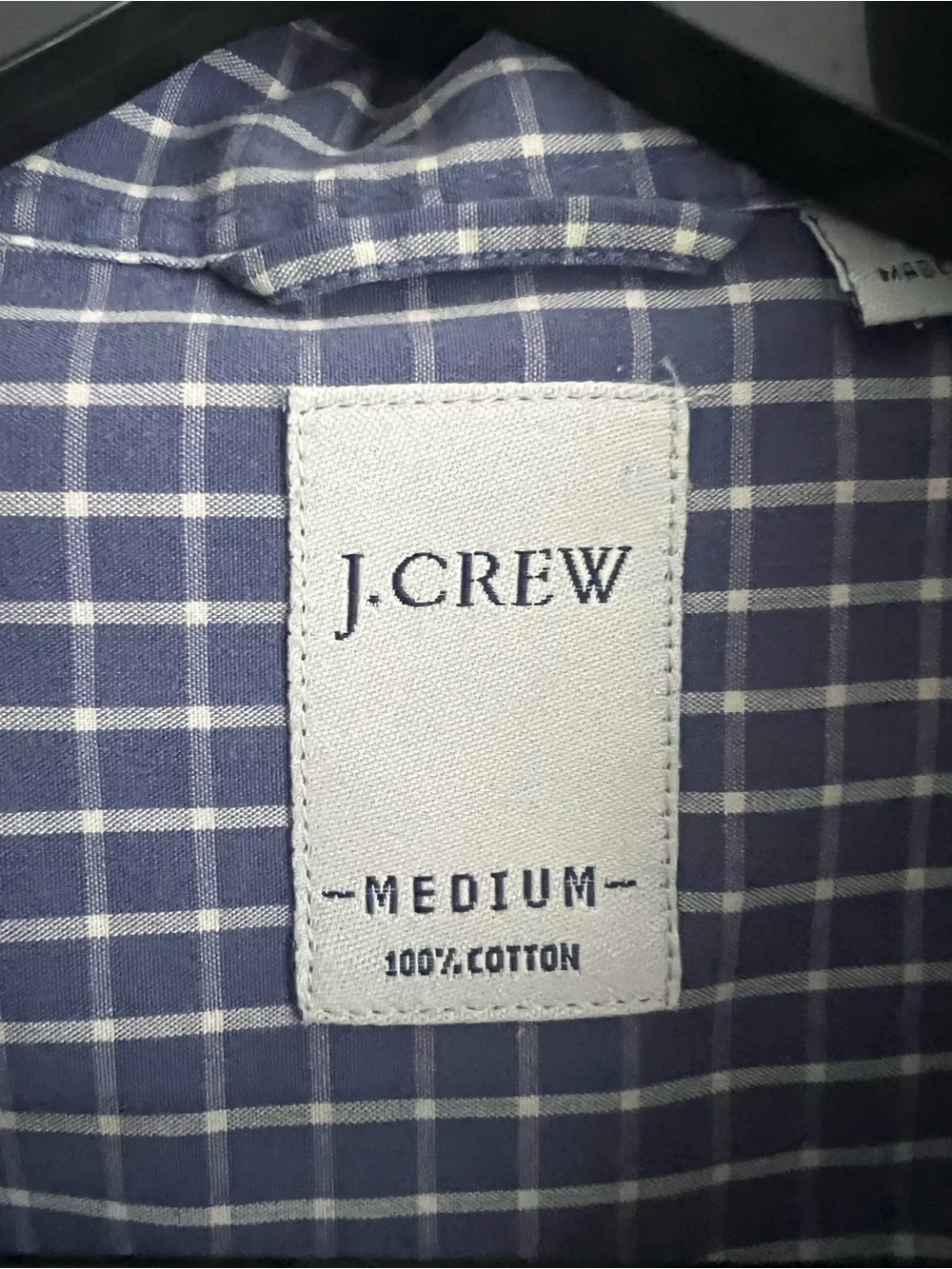 Medium J. Crew Men’s Blue Button-Down shirt, great condition